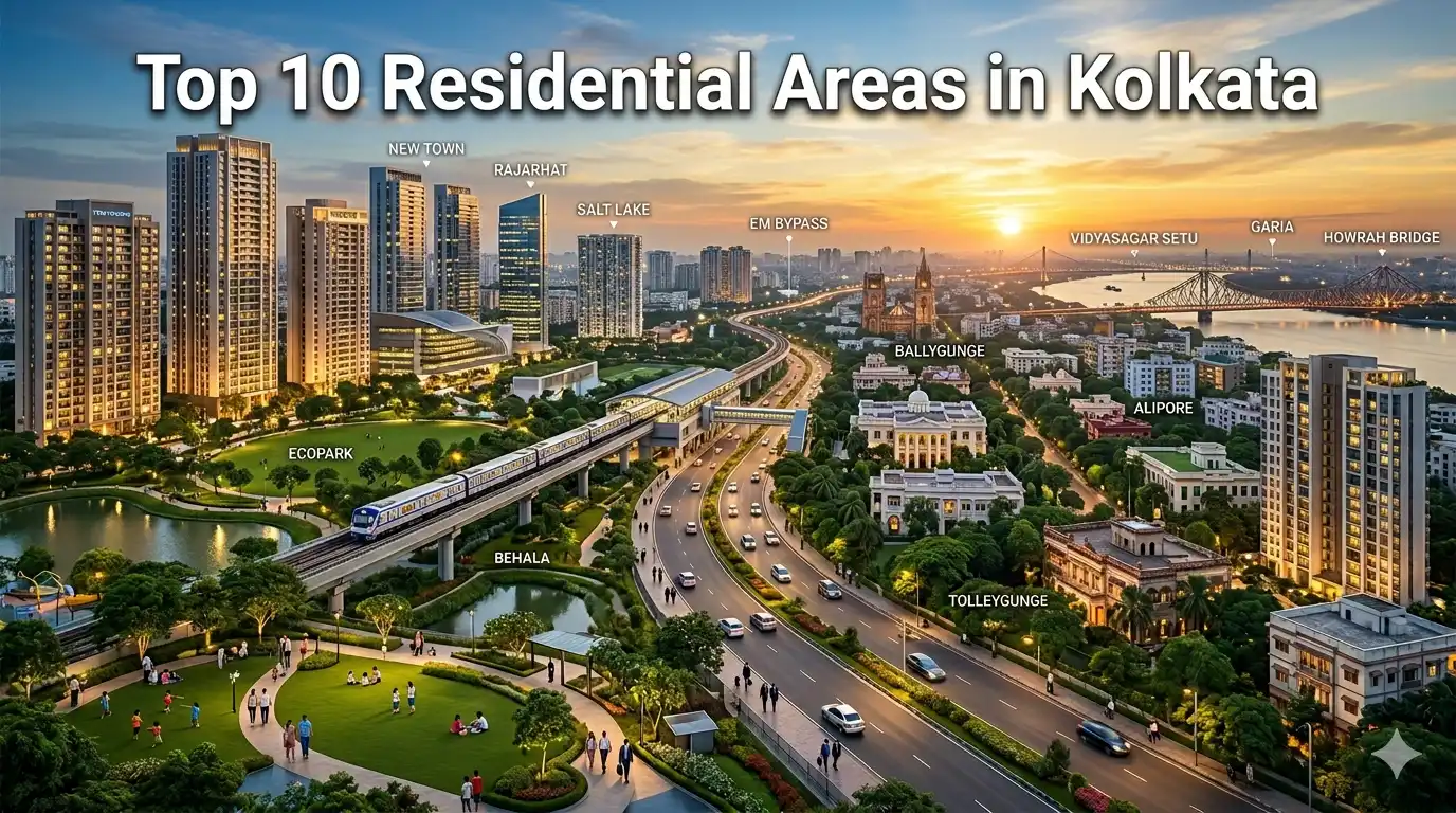 Top 10 Residential Areas in Kolkata